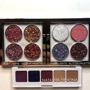 Bundle of nabla glitter palettes and ND mini lilac